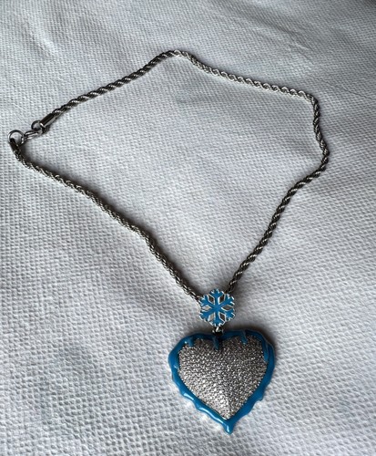Collana uomo cuore brillantini - collana,