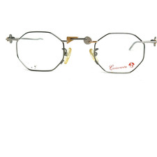 Occhiali da vista Casanova RVC-13 col. 03 argento Italia rari vintage H20039