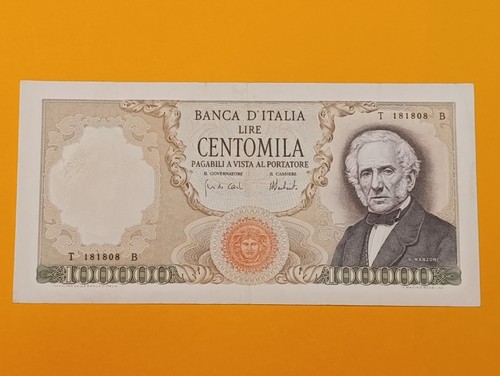 100 000 lire - lire, manzoni