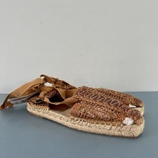 Sandali espadrillas marroni