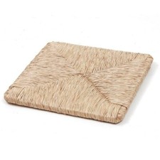 SEDILE SEDUTA PER SEDIE CUCINA SEDIA PISA IN PAGLIA SEGALE 37x37 ARTIGIANALE 