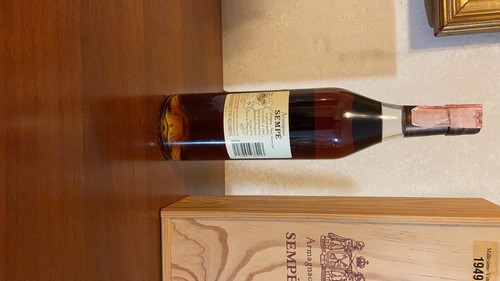 Bottiglia rara armagnac sempé