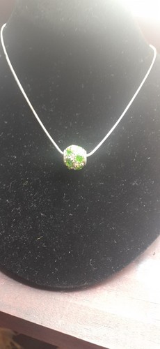Collana diapositiva peridoto - collana,