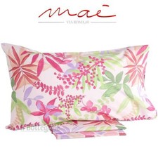 Completo lenzuola matrimoniale letto 2 piazze cotone Tonga Fuxia Maè Via Roma 60