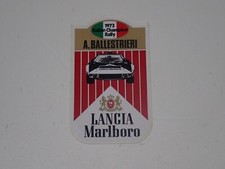 MARLBORO LANCIA A. BALLESTRIERI STRATOS ITALIAN CHAMPION RALLY ADESIVO STICKERS