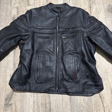 Giacca Moto Pelle Calda Nuova