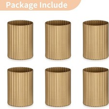 NUPTIO 6x Vasi Oro 13cm