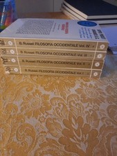 STORIA DELLA FILOSOFIA OCCIDENTALE VOL. 1/2/3/4 B.RUSSEL 