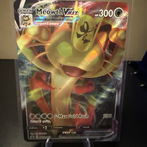 Pokémon meowth vmax - meowth,