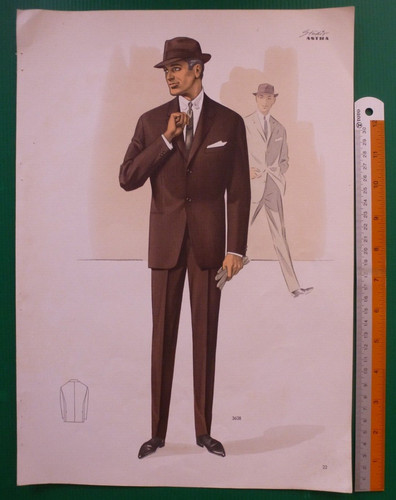 Figurino moda maschile - di,