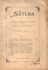 Natura. Rivista di Scienze