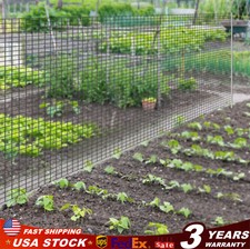 Panno ferramenta 3,94 x 98,43 piedi 1/2 in rete metallica quadrata per polli rotolo recinzione coniglio