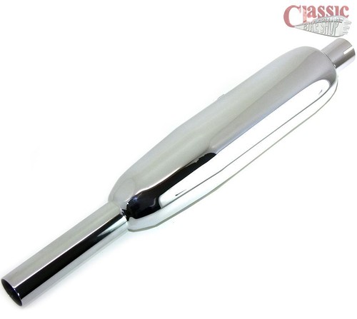 Silenziatore cromato triumph - silenziatore,