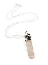 Collana Quarzo Rosa Ciondolo