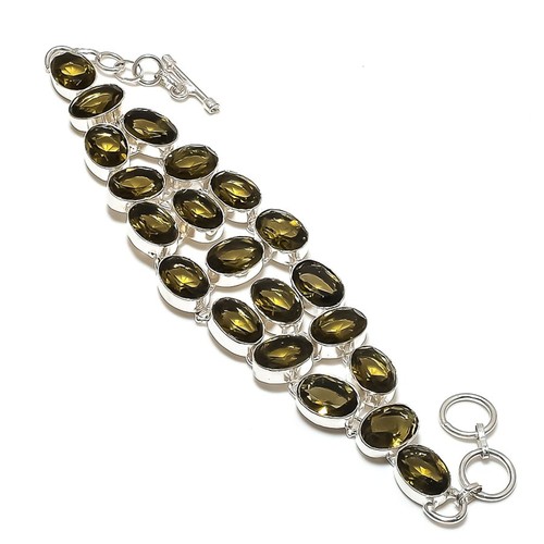 Bracciale quarzo fumè forma - bracciale,