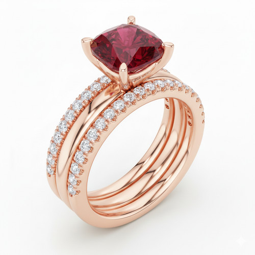 Anello anniversario diamante
