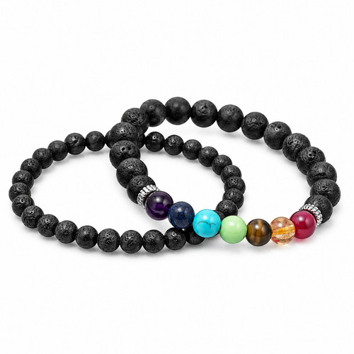 Coppia bracciali pietra - coppia,