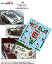 DECALS 1/24 REF 1954 LANCIA