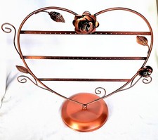 Espositore, cuore per  collane, bracciali, orecchini gioielli e bigiotteria