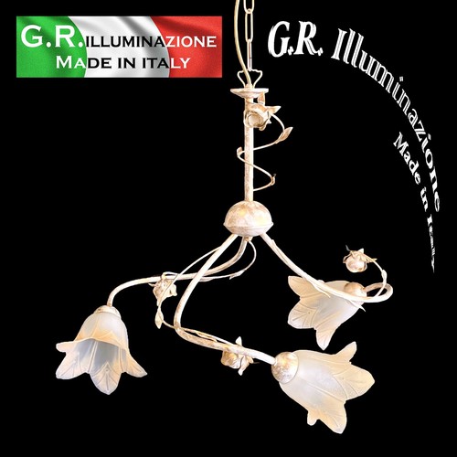 Lampadario ferro battuto 3 - in,