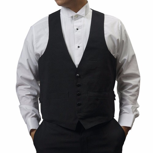 Gilet smoking uomo nero - ,