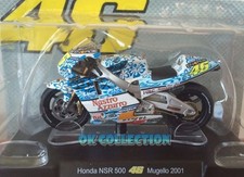 Modellino Moto GP Valentino Rossi scala 1:18 HONDA NSR 500 Mugello 2001 (07)