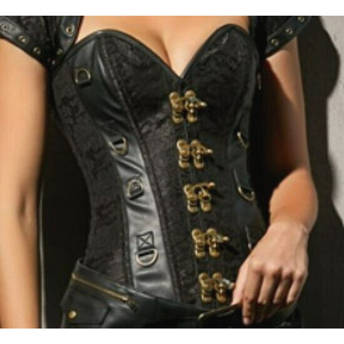 Corsetto overbust pelle - 6x,