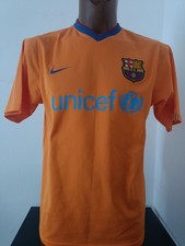 MAGLIA SHIRT CALCIO FOOTBALL VINTAGE BARCELLONA NIKE UNICEF TG M