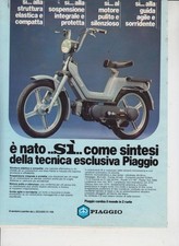 advertising Pubblicità CICLOMOTORE PIAGGIO SI-1979 -CICLOMOTORI ITALIANI EPOCA-