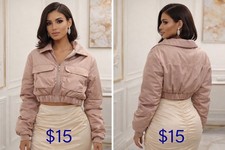 Giacca donna cropped