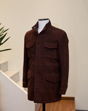 Giacca pelle campo marrone - pelle,