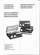 Uher Service Manual Meccanica per 4000 Report Monitor AV 4200 4400 Copy