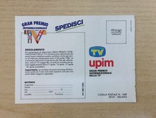 SCHEDA CONCORSO TROVATA NELL'ALBUM DI FIGURINE TV SORRISI E CANZONI 