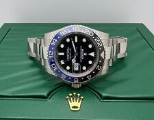 Rolex GMT-Master II 116710BLNR Batman blu quadrante nero acciaio scatola e documenti