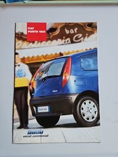 Brochure Fiat Punto Van Lingua Italiana 11 Pagine Edz 11/2002