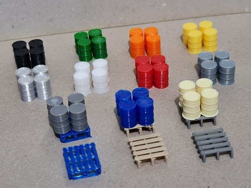 New oil drum barrels pack - new,