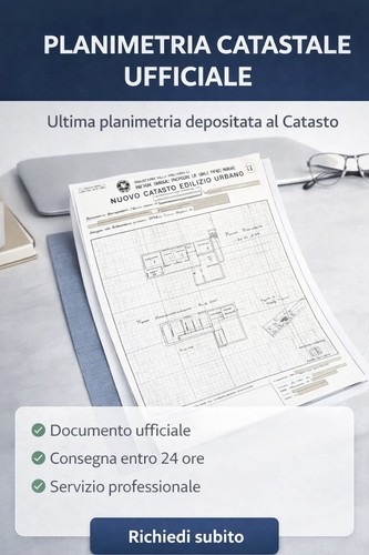 Planimetria catastale - planimetria,
