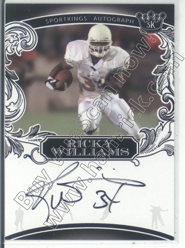 Autografo ricky williams texas - ricky,