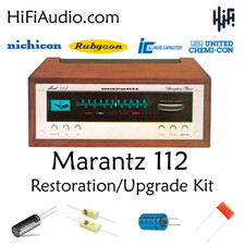 Marantz 112 sintonizzatore ricostruzione restauro recap service kit riparazione condensatore