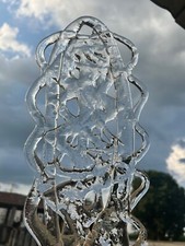 ricambio lampadario vistosi mazzega anni 70 vetro murano ragnatela spun sugar 