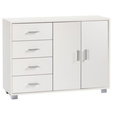 Credenza Mobile Bianco 2 Ante