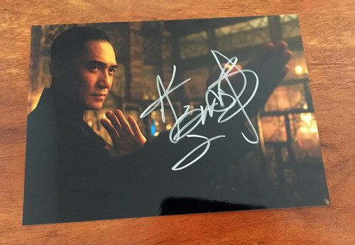 Tony leung chiu wai autografo - leung,