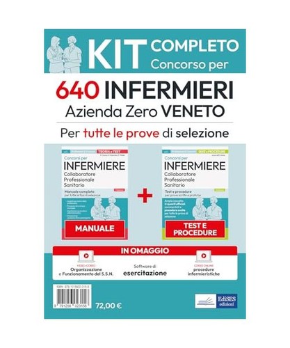 Kit concorso 640 - , infermieri