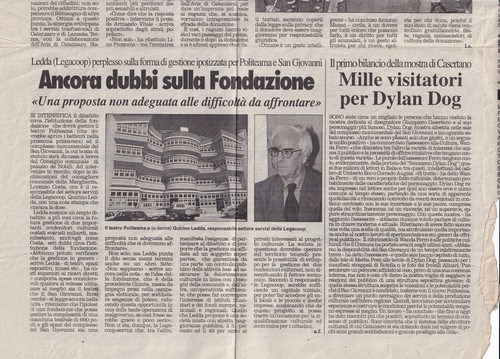 Dylan dog articolo 2001 - dylan,
