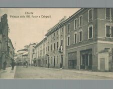 Vicenza Thiene palazzo delle RR poste telegrafi negozi  F. piccolo non spedita