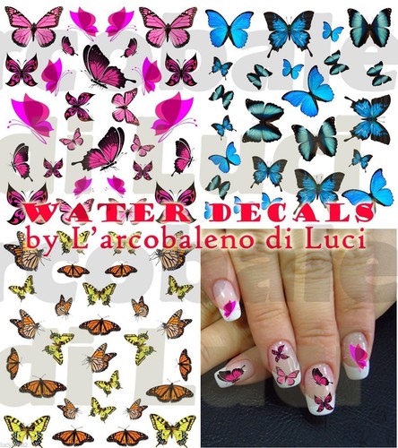 Water decals farfalle - water,