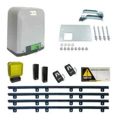Kit automazione cancello scorrevole 24volt 400kg + 4m cremagliera nylon BFT CAME