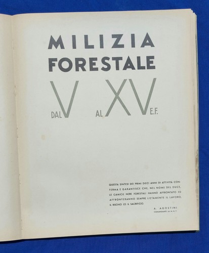 Milizia forestale dal - dal, al