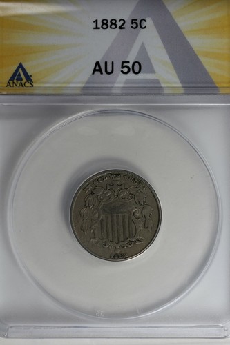 1882 anacs 50 scudo - 1882, .05