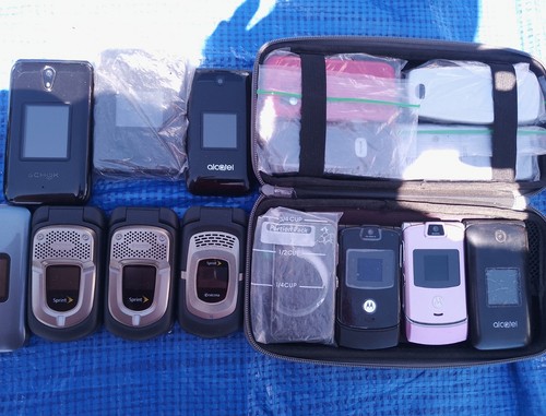 Lot flip phones bar - &,